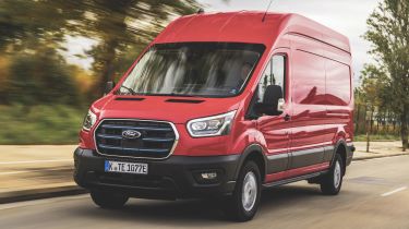 Ford transit on sale electric range